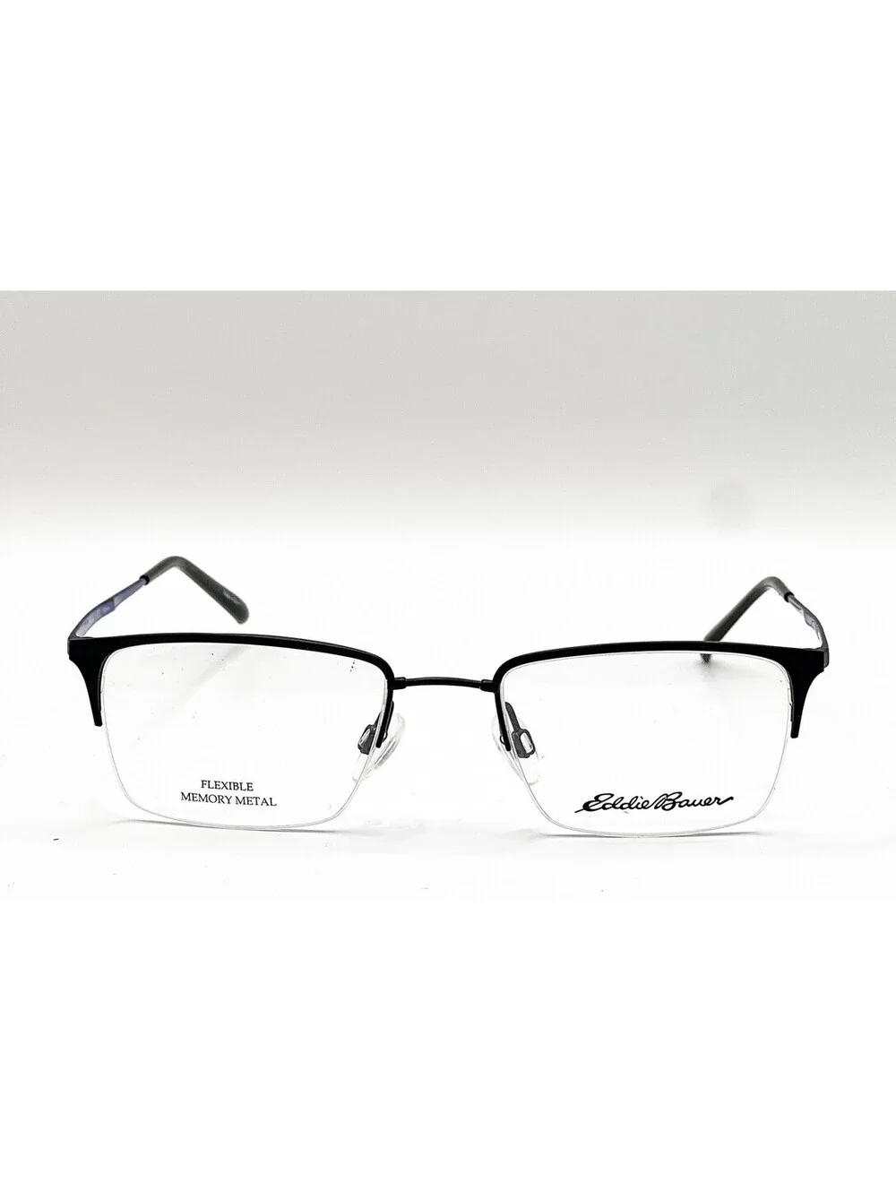 Eddie Bauer EB32006 BK Black Rectangle Authentic Eyeglass Frames 51-19-140